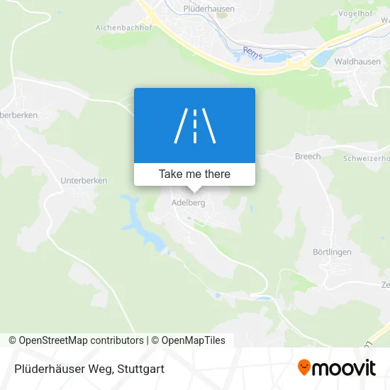 Карта Plüderhäuser Weg