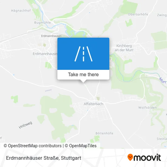 Карта Erdmannhäuser Straße