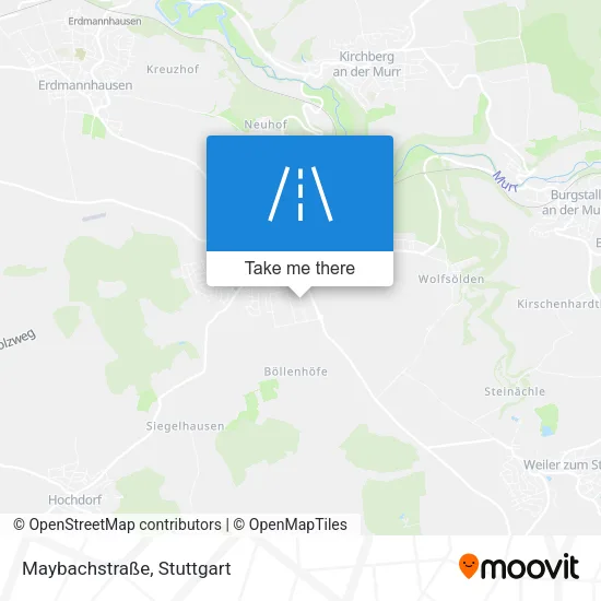 Карта Maybachstraße