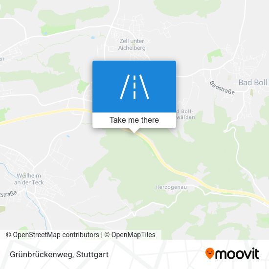 Grünbrückenweg map