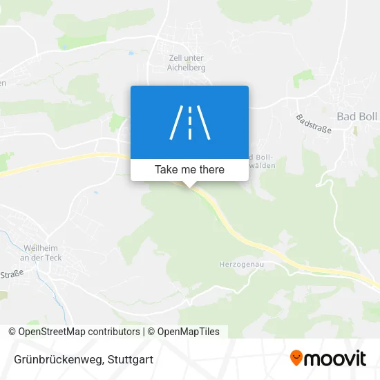 Grünbrückenweg map