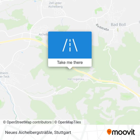 Neues Aichelbergsträßle map