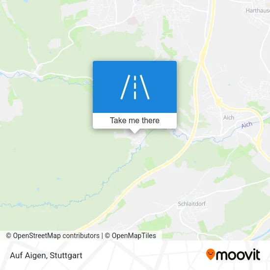 Карта Auf Aigen