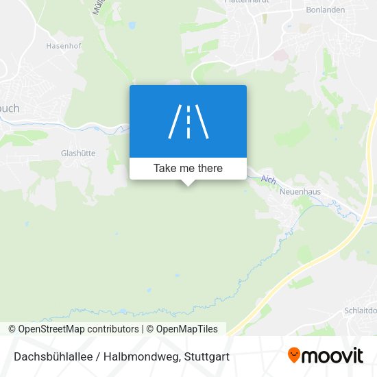 Dachsbühlallee / Halbmondweg map