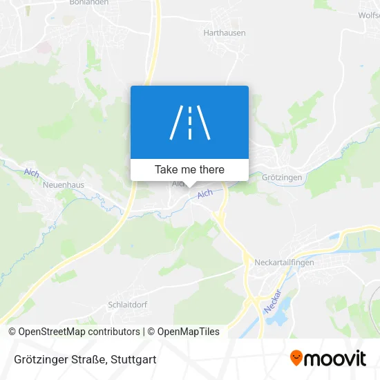 Карта Grötzinger Straße