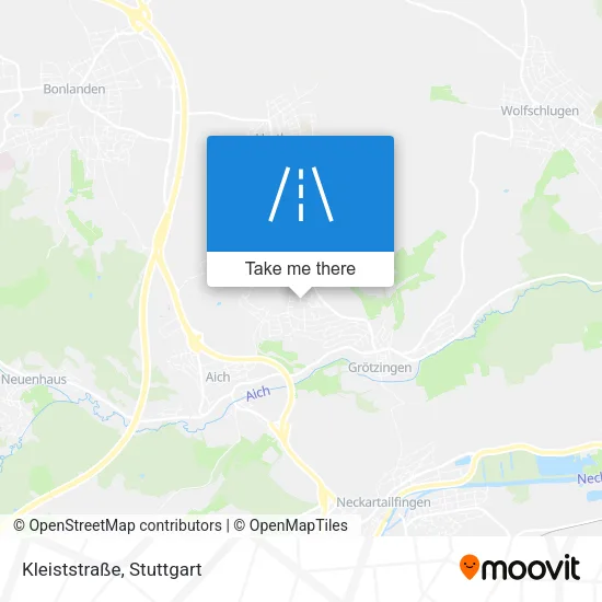 Карта Kleiststraße