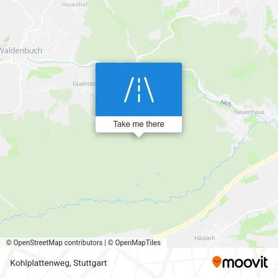 Карта Kohlplattenweg