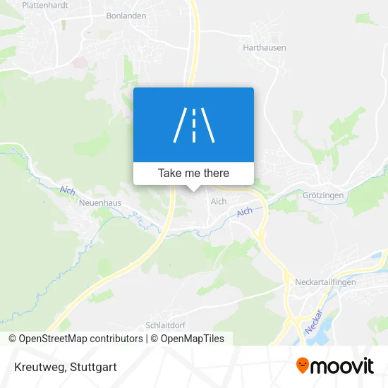 Карта Kreutweg