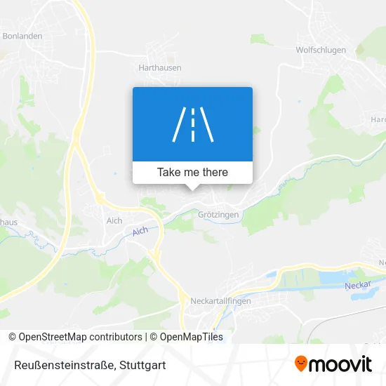 Карта Reußensteinstraße