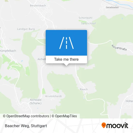 Карта Baacher Weg