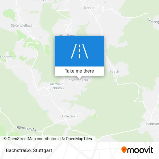 Карта Bachstraße