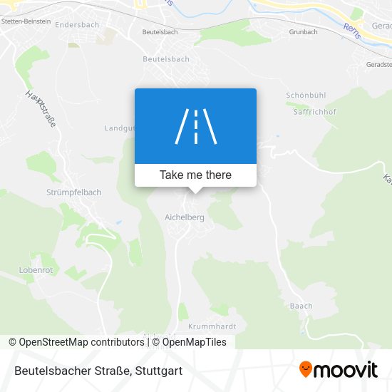 Beutelsbacher Straße map