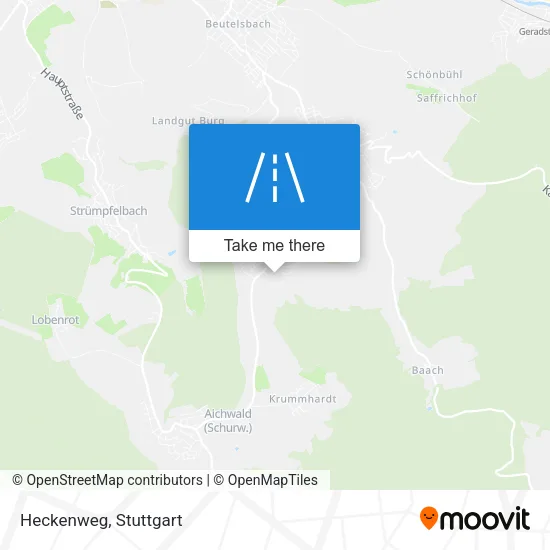 Карта Heckenweg