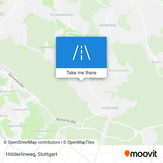 Карта Hölderlinweg