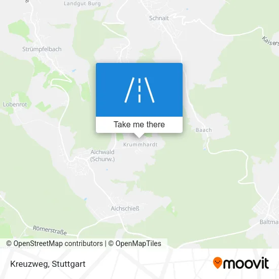 Карта Kreuzweg