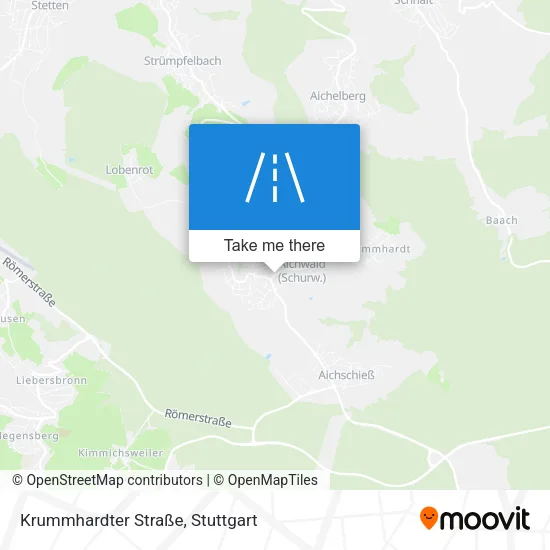 Карта Krummhardter Straße