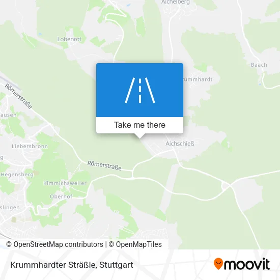 Карта Krummhardter Sträßle