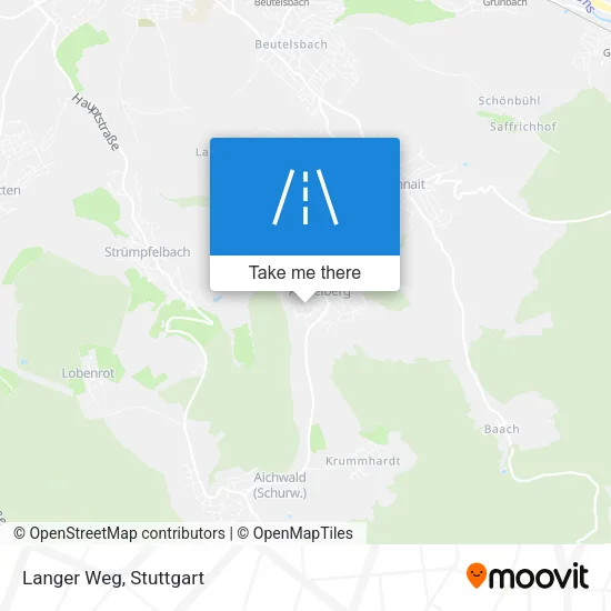 Карта Langer Weg