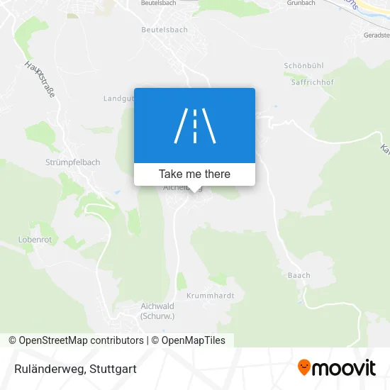 Карта Ruländerweg