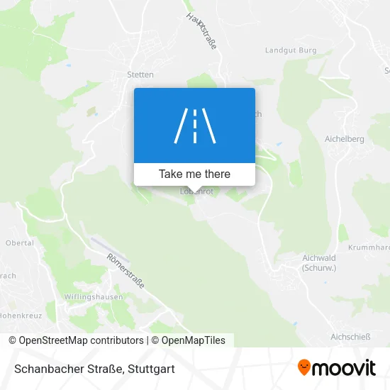 Карта Schanbacher Straße