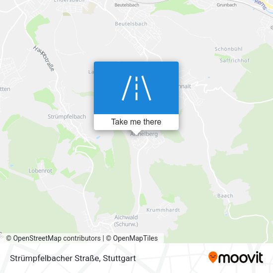 Карта Strümpfelbacher Straße