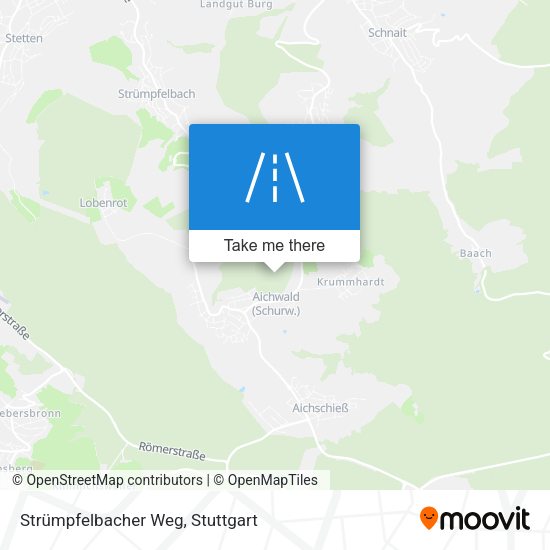 Strümpfelbacher Weg map