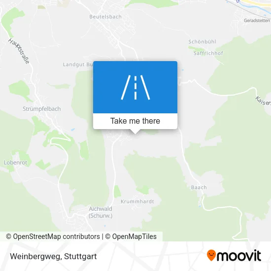 Карта Weinbergweg