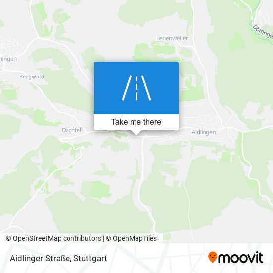 Карта Aidlinger Straße