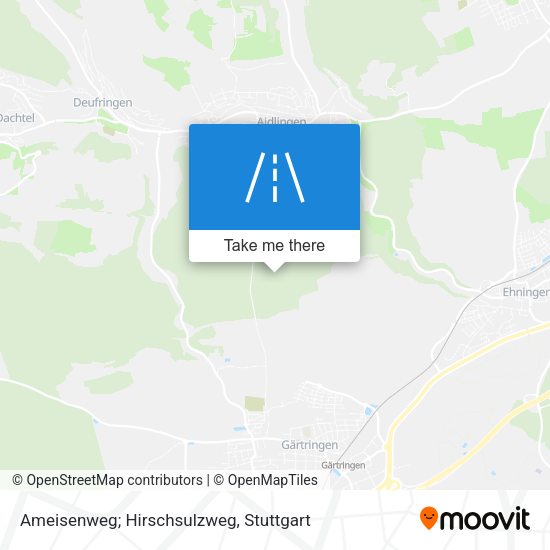 Ameisenweg; Hirschsulzweg map