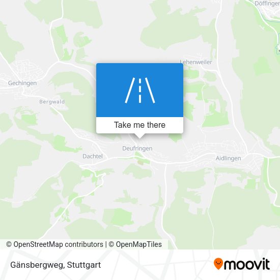 Gänsbergweg map