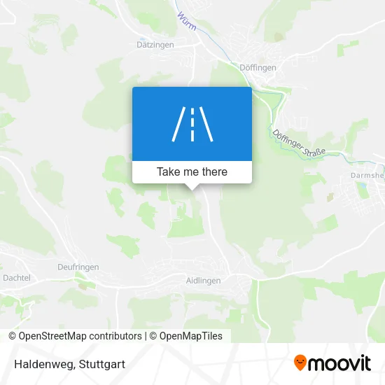 Haldenweg map