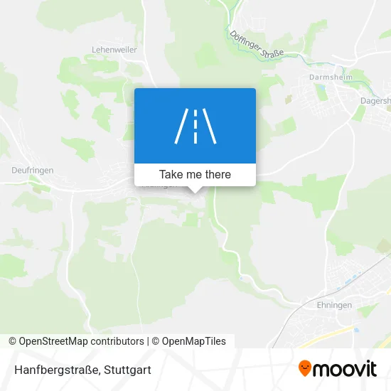 Карта Hanfbergstraße