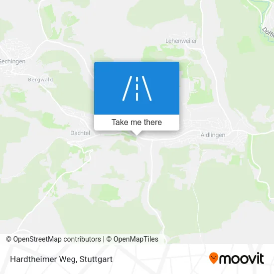 Карта Hardtheimer Weg
