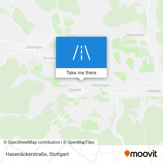 Hasenäckerstraße map