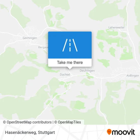 Карта Hasenäckerweg