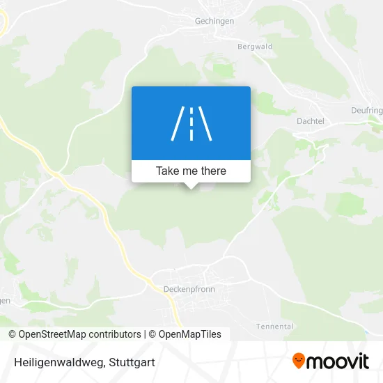 Карта Heiligenwaldweg