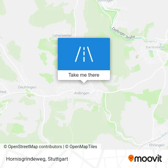 Карта Hornisgrindeweg