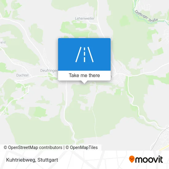 Карта Kuhtriebweg