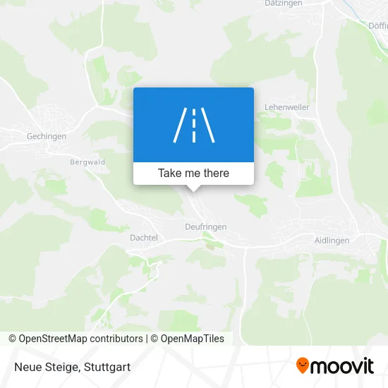 Карта Neue Steige