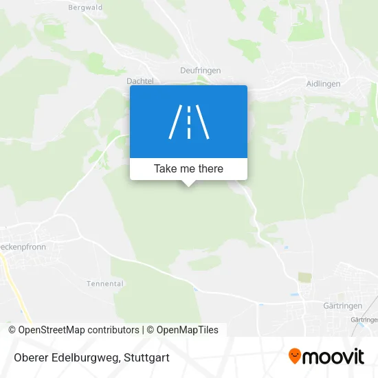 Карта Oberer Edelburgweg