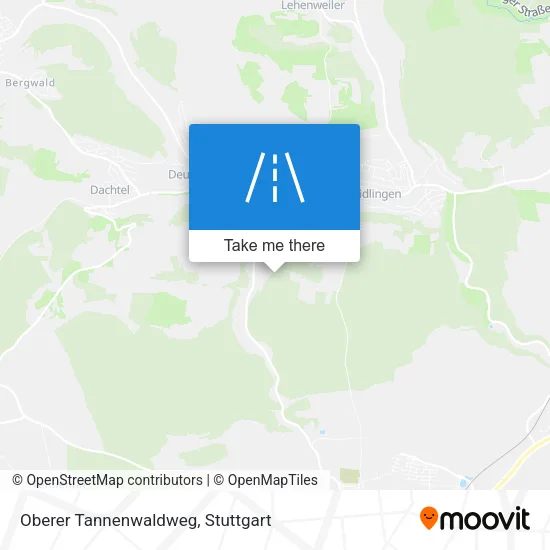Карта Oberer Tannenwaldweg