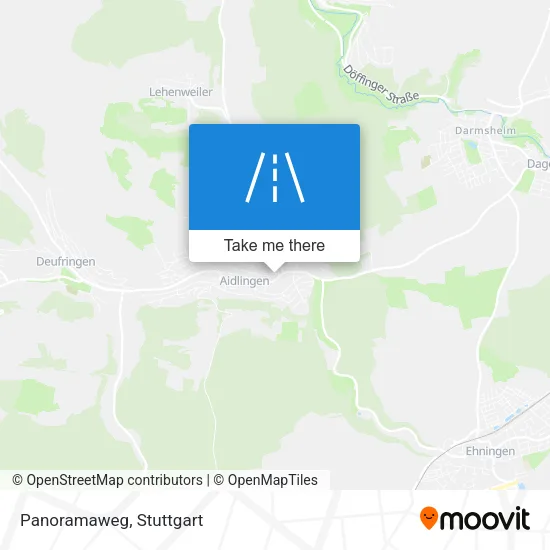 Panoramaweg map