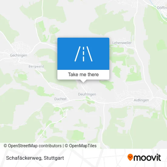 Карта Schafäckerweg