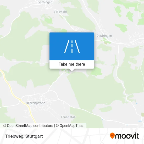 Карта Triebweg