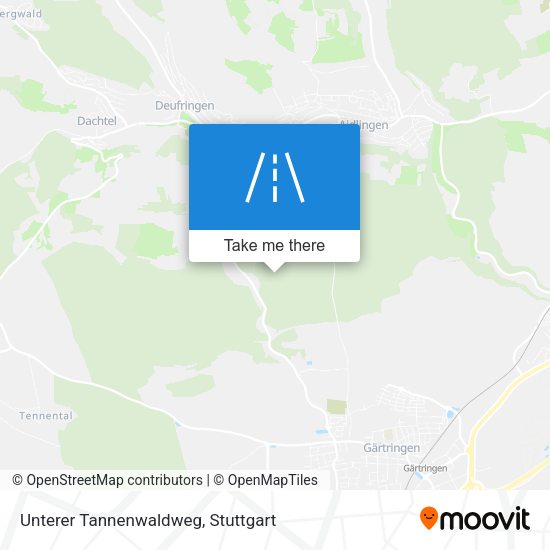 Unterer Tannenwaldweg map