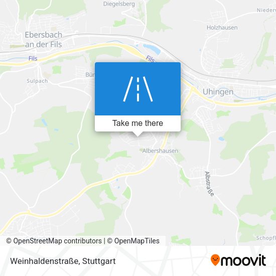 Weinhaldenstraße map