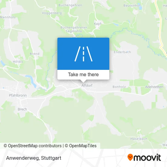Карта Anwenderweg