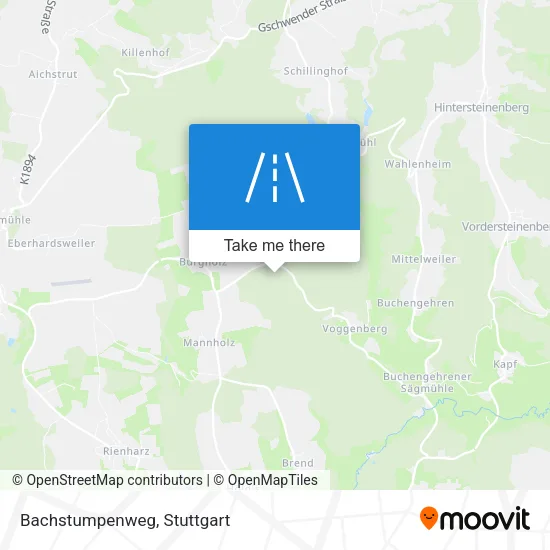 Карта Bachstumpenweg