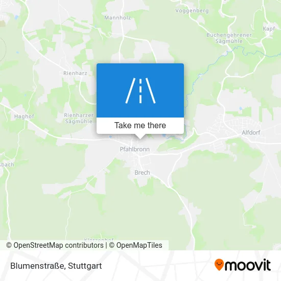 Карта Blumenstraße