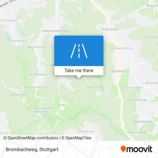 Карта Brombachweg